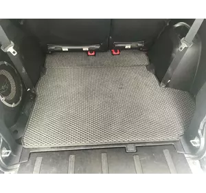 Килимок багажника (EVA, поліуретановий, чорний) 7-місний Із сабвуфером для Peugeot 4007