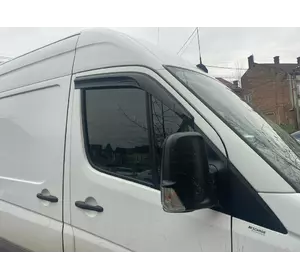Вітровики, що клеяться (2 шт, Sunplex Sport) для Mercedes Sprinter W906 2006-2018 рр Вітровики, що клеяться (2 шт, Sunplex Sport) для Mercedes Sprinter W906 2006-2018 рр