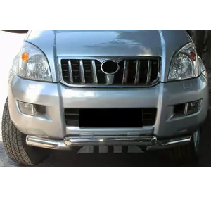 Передня дуга ST012 (нерж.) для Toyota Land Cruiser Prado 120 Передня дуга ST012 (нерж.) для Toyota Land Cruiser Prado 120