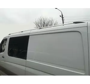 Рейлінги DD 265 см, Хром, чавунна ніжка для Mercedes Sprinter W907/W910 2018-2024 рр Рейлінги DD 265 см, Хром, чавунна ніжка для Mercedes Sprinter W907/W910 2018-2024 рр