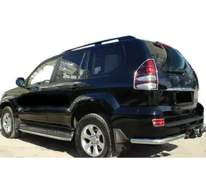 Задні куточки AK003 (2 шт., нерж) для Toyota Land Cruiser Prado 120 Задні куточки AK003 (2 шт., нерж) для Toyota Land Cruiser Prado 120