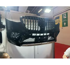 Передній бампер з решіткою V1 (AMG) для Mercedes Sprinter W907/W910 2018-2024 рр Передній бампер з решіткою V1 (AMG) для Mercedes Sprinter W907/W910 2018-2024 рр