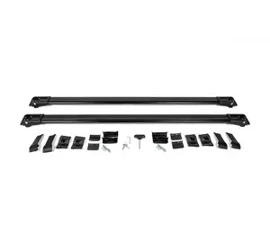 Перемички на рейлінги під ключ Чорний для Subaru Forester 2013-2018 рр