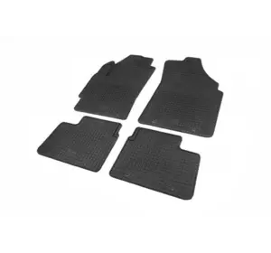 Гумові килимки (4 шт, Polytep) для Daewoo Matiz 2009-2015 рр