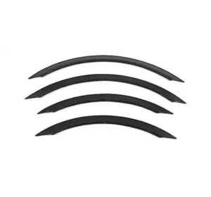 Накладки на арки (4 шт, чорні, нерж) для Mercedes Sprinter W906 2006-2018 рр Накладки на арки (4 шт, чорні, нерж) для Mercedes Sprinter W906 2006-2018 рр