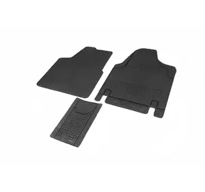 Гумові килимки (3 шт, Polytep) для Fiat Scudo 2007-2015 рр Гумові килимки (3 шт, Polytep) для Fiat Scudo 2007-2015 рр