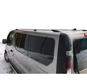 Рейлінги Хром Довга база, пластикові ніжки для Fiat Talento 2016-2024 рр Рейлінги Хром Довга база, пластикові ніжки для Fiat Talento 2016-2024 рр