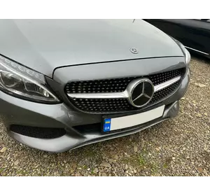 Передня решітка Diamond Silver 2014-2018, з камерою для Mercedes C-сlass W205 рр Передня решітка Diamond Silver 2014-2018, з камерою для Mercedes C-сlass W205 рр