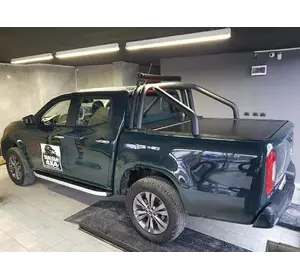 Бокові пороги Fullmond (2 шт., алюміній) для Mercedes X class Бокові пороги Fullmond (2 шт., алюміній) для Mercedes X class