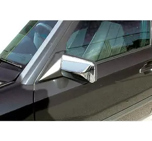 Накладки на дзеркала (2 шт, нерж) для Mercedes E-сlass W124 1984-1997 рр