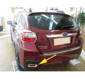 Накладки на задні габарити Libao (2 шт, пласт) для Subaru XV 2011-2017 рр Накладки на задні габарити Libao (2 шт, пласт) для Subaru XV 2011-2017 рр
