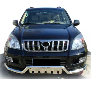 Передня дуга ST013 (нерж.) для Toyota Land Cruiser Prado 120 Передня дуга ST013 (нерж.) для Toyota Land Cruiser Prado 120