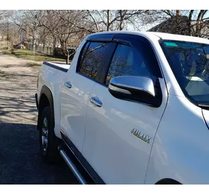 Вітровики (4 шт, HIC) для Toyota Hilux 2015-2024 рр Вітровики (4 шт, HIC) для Toyota Hilux 2015-2024 рр