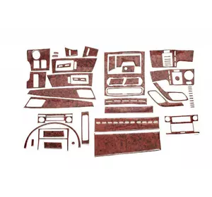 Накладки на панель (Meric, 60 деталей) Титан для Mercedes Sprinter W906 2006-2018 рр Накладки на панель (Meric, 60 деталей) Титан для Mercedes Sprinter W906 2006-2018 рр