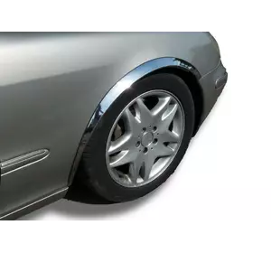 Накладки на арки (4 шт, нерж) для Mercedes S-сlass W220
