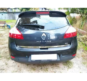 Кромка багажника (HB, нерж.) для Renault Megane III 2009-2016 рр Кромка багажника (HB, нерж.) для Renault Megane III 2009-2016 рр