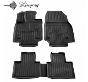Килимки Stingray 3D (5 шт, поліуретан) для Lexus RX 2022-2024 рр Килимки Stingray 3D (5 шт, поліуретан) для Lexus RX 2022-2024 рр