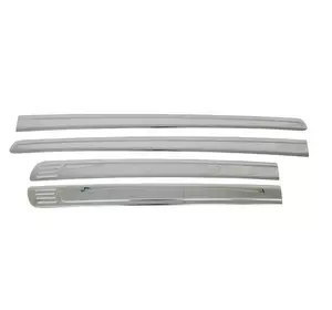 Молдини на двері (4 шт, нерж) для Mercedes X class Молдини на двері (4 шт, нерж) для Mercedes X class