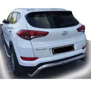 Задня дуга AK007 (нерж.) для Hyundai Tucson TL 2016-2021рр Задня дуга AK007 (нерж.) для Hyundai Tucson TL 2016-2021рр