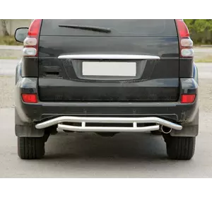 Задній захист AK008-1 для Toyota Land Cruiser Prado 120 Задній захист AK008-1 для Toyota Land Cruiser Prado 120