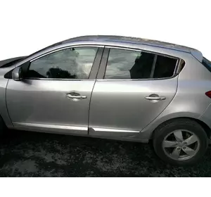 Верхня окантовка вікон (HB, 6 шт, нерж) для Renault Megane III 2009-2016 рр Верхня окантовка вікон (HB, 6 шт, нерж) для Renault Megane III 2009-2016 рр
