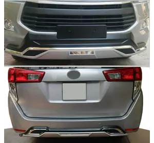 Передня і задня накладки для Toyota Innova 2015-2024 рр