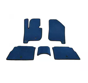 Поліуретанові килимки EV (EVA, Синій) для Kia Soul II 2013-2018 рр