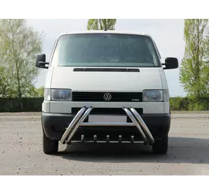 Кенгурятник WT01 (нерж) для Volkswagen T4 Caravelle/Multivan
