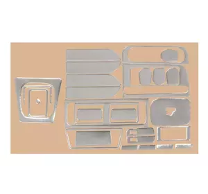 Накладки на панель (алюміній) для Fiat Sahin 1987-2024 рр Накладки на панель (алюміній) для Fiat Sahin 1987-2024 рр