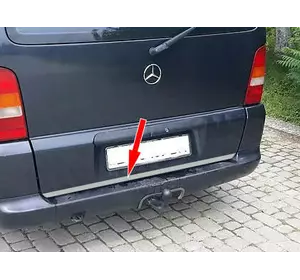 Кромка багажника (нерж) для Mercedes Vito W638 1996-2003 років Кромка багажника (нерж) для Mercedes Vito W638 1996-2003 років