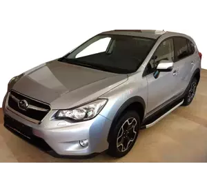 Бокові пороги Fullmond (2 шт., алюм) для Subaru XV 2011-2017 рр Бокові пороги Fullmond (2 шт., алюм) для Subaru XV 2011-2017 рр