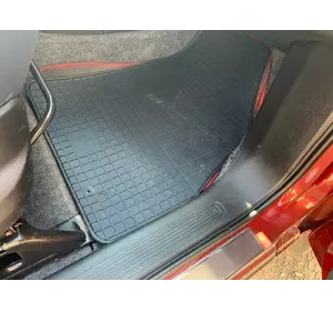 Гумові килимки (Polytep) 2 шт, легкий запах гуми для Fiat Fiorino/Qubo 2008-2024 рр Гумові килимки (Polytep) 2 шт, легкий запах гуми для Fiat Fiorino/Qubo 2008-2024 рр