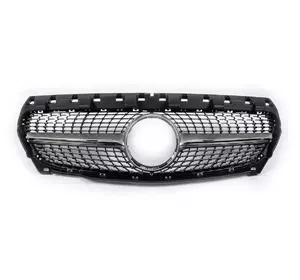 Передня решітка (2013-2016, Diamond Silver) для Mercedes CLA C117 рр Передня решітка (2013-2016, Diamond Silver) для Mercedes CLA C117 рр