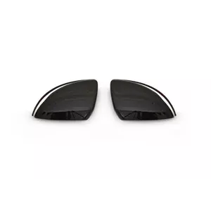 Накладки на дзеркала (2 шт, карбон) для Mercedes E-сlass W213 2016 -2024 рр