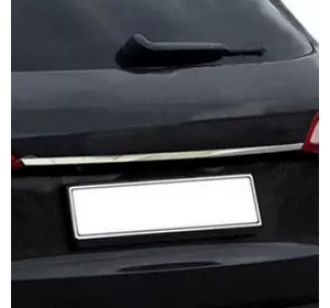 Планка над номером (sedan, нерж.) OmsaLine - Італійська нержавійка для Ауди A4 B9 2016-2022 рр