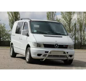 Кенгурятник WT022 (нерж.) для Mercedes Vito W638 1996-2003 років Кенгурятник WT022 (нерж.) для Mercedes Vito W638 1996-2003 років