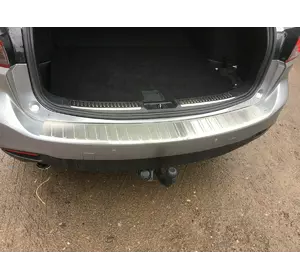 Накладка на задній бампер Carmos (SW, нерж) для Mazda 6 2012-2018 рр