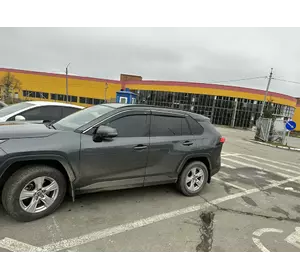 Вітровики з хромом (4 шт, HIC) для Toyota Rav 4 2019-2024 Вітровики з хромом (4 шт, HIC) для Toyota Rav 4 2019-2024