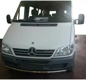 Передній ус ST008 (нерж.) для Mercedes Sprinter W901-905 1995-2006 рр Передній ус ST008 (нерж.) для Mercedes Sprinter W901-905 1995-2006 рр