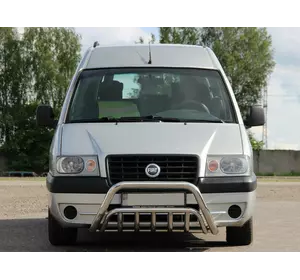 Кенгурятник WT002 (нерж) для Fiat Scudo 1996-2007 років Кенгурятник WT002 (нерж) для Fiat Scudo 1996-2007 років
