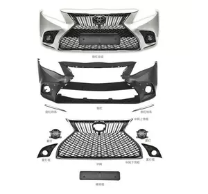 Передній бампер в зборі (рестайлінг, Lexus-стиль V2) для Toyota Camry 2007-2011 рр