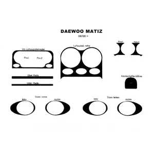 Накладки на панель (1998-2005) Дерево для Daewoo Matiz рр