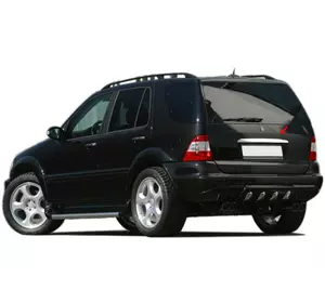 Накладка над номером (нерж) Carmos - Турецька сталь для Mercedes ML W163 Накладка над номером (нерж) Carmos - Турецька сталь для Mercedes ML W163