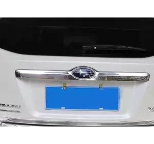 Накладка над номером Libao (нерж) для Subaru XV 2011-2017 рр Накладка над номером Libao (нерж) для Subaru XV 2011-2017 рр