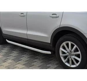 Бокові пороги Fullmond (2 шт., алюміній) для Toyota Highlander 2013-2019 рр Бокові пороги Fullmond (2 шт., алюміній) для Toyota Highlander 2013-2019 рр