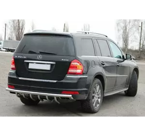 Задня дуга AK-style (нерж) для Mercedes GL сlass X164 Задня дуга AK-style (нерж) для Mercedes GL сlass X164