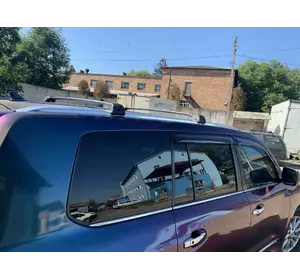 Перемички на рейлінги під ключ 2016 - ERKUL (2 шт) Сірий колір для Lexus LX570/450d Перемички на рейлінги під ключ 2016 - ERKUL (2 шт) Сірий колір для Lexus LX570/450d
