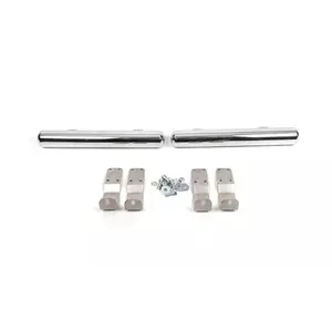 Бічні труби за заднім колесом (2 шт, нерж) Середня база для Mercedes Sprinter W901-905 1995-2006 рр Бічні труби за заднім колесом (2 шт, нерж) Середня база для Mercedes Sprinter W901-905 1995-2006 рр