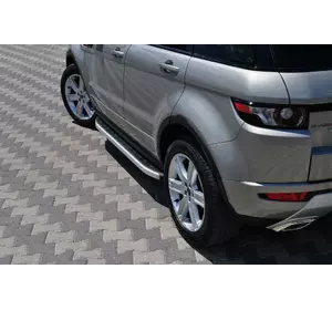 Бокові пороги Fullmond (2 шт., алюміній) для Range Rover Evoque 2012-2018 рр