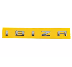 Напис Ibiza (248мм на 18мм) для Seat Ibiza 2017-2024 рр